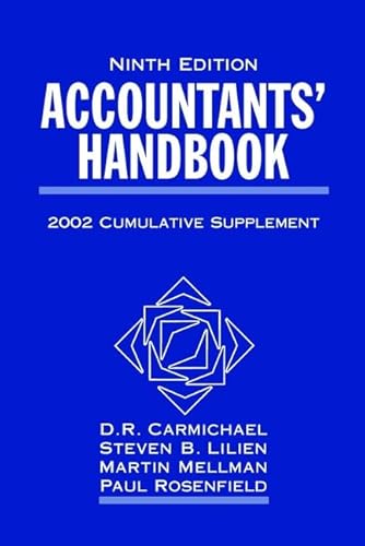 9780471419365: 2002 Cumulative Supplement (Accountant's Handbook)
