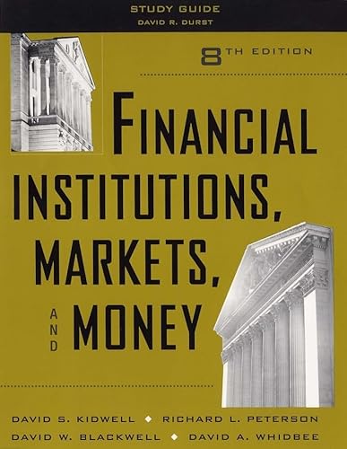 Stock image for Financial Institutions, Markets, and Money, Study Guide for sale by HPB-Red