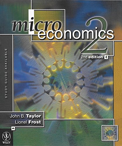 Microeconomics (9780471421849) by John Brian Taylor