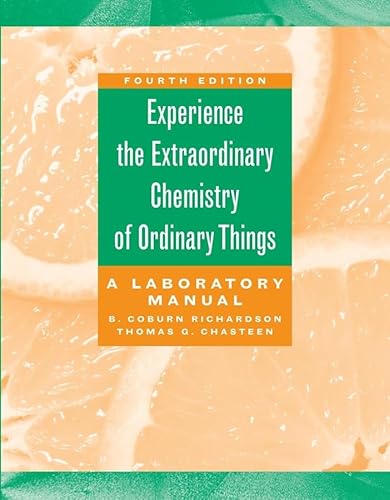 Beispielbild fr Extraordinary Chemistry of Ordinary Things, Lab Manual zum Verkauf von TextbookRush