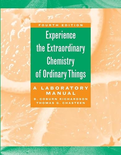 Stock image for Extraordinary Chemistry of Ordinary Things, Lab Manual for sale by TextbookRush