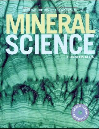 Imagen de archivo de WIE Manual of Mineral Science a la venta por AwesomeBooks