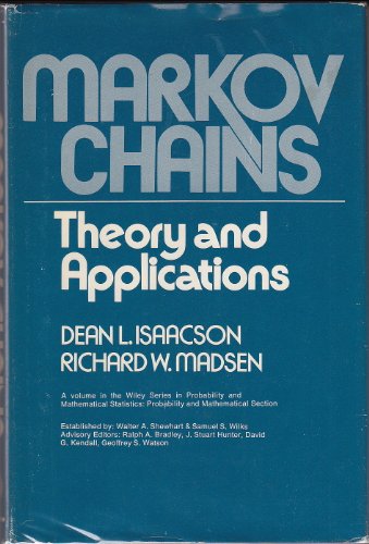 Imagen de archivo de Markov Chains: Theory and Applications a la venta por Zubal-Books, Since 1961