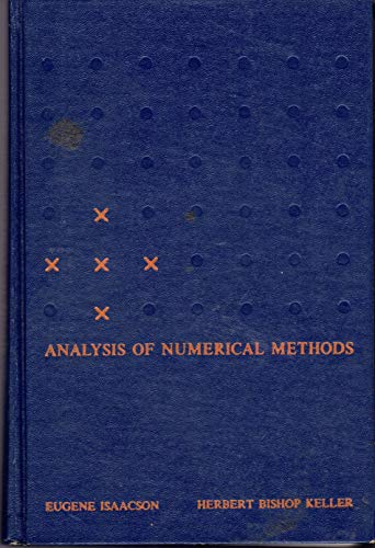 9780471428657: Analysis of Numerical Methods