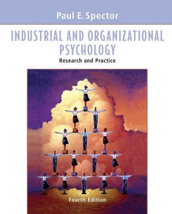 (ISE) INDUSTRIAL AND ORGANIZATIONAL PSYCHOLOGY: RESEARCH AND PRACTICE