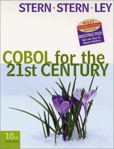 Beispielbild fr WIE Structured COBOL Programming zum Verkauf von AwesomeBooks