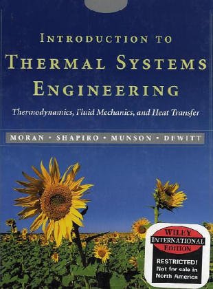 9780471429012: Introduction to Thermal Systems Engineering: Thermodynamics, Fluid Mechanics and Heat Transfer