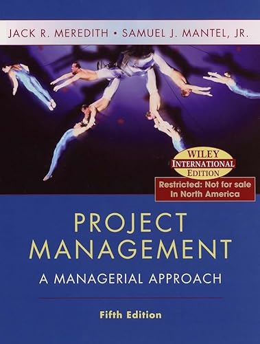 9780471429074: Project Management: A Managerial Approach