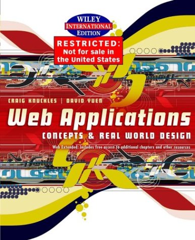Stock image for Web Applications: Concepts & Real World Design for sale by Phatpocket Limited