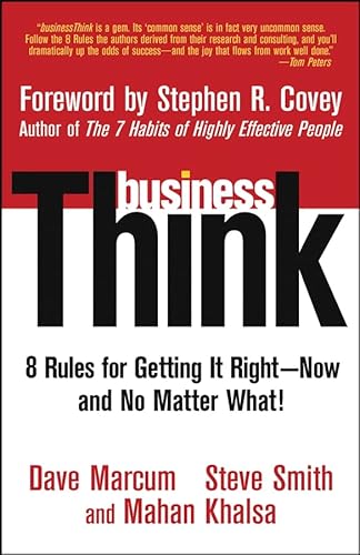 Imagen de archivo de businessThink: Rules for Getting It Right Now, and No Matter What! a la venta por WorldofBooks