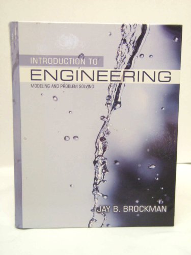 Stock image for Introduction to Engineering: Modeling and Problem Solving for sale by Rons Bookshop (Canberra, Australia)