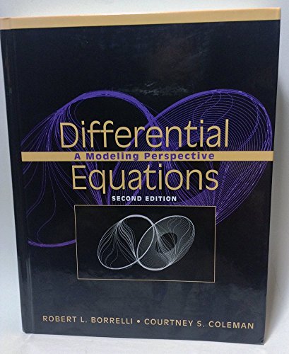 Stock image for Differential Equations: A Modeling Perspective for sale by The Book Spot