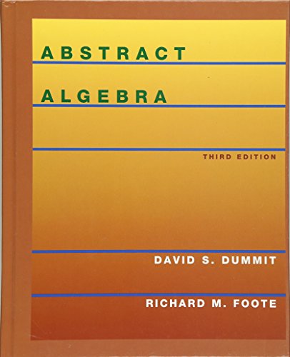 Stock image for Abstract Algebra, 3rd Edition for sale by Textbooks_Source