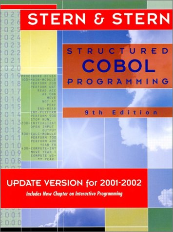 Imagen de archivo de Structured COBOL Programming: Update Version for 2001 - 2002 a la venta por HPB-Red
