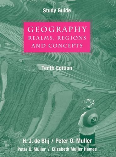 Imagen de archivo de Study Guide for Geography: Realms, Regions, and Concepts (10th Edition) a la venta por HPB-Red