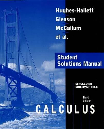 Beispielbild fr Student Solutions Manual to Accompany Calculus zum Verkauf von ThriftBooks-Atlanta