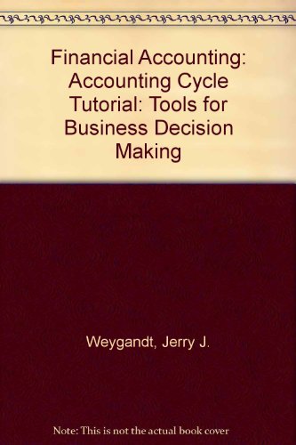 9780471442851: Accounting Cycle Tutorial (Financial Accounting: Tools for Business Decision Making)