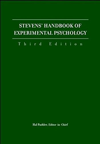 9780471443339: Stevens′ Handbook of Experimental Psychology: 4 Volume Set