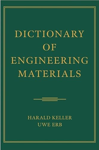 Beispielbild fr Dictionary of Engineering Materials zum Verkauf von Better World Books