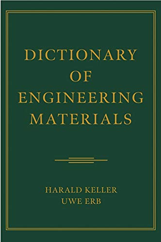Stock image for Dictionary of Engineering Materials for sale by Better World Books