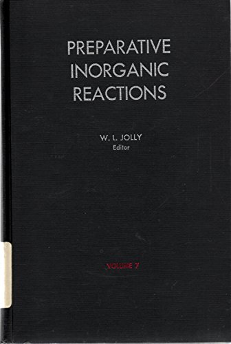 9780471446873: Preparative Inorganic Reactions (Volume 7)