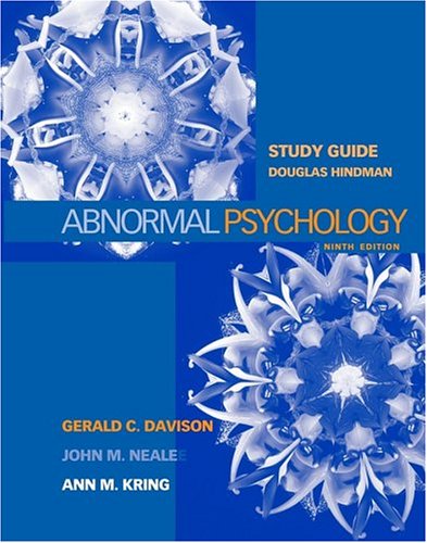 9780471447399: Study Guide to accompany Abnormal Psychology, 9th Edition