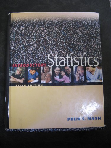 Introductory Statistics (Textbook, Instructor's Solution Manual, Student Study Guide, Test Bank)