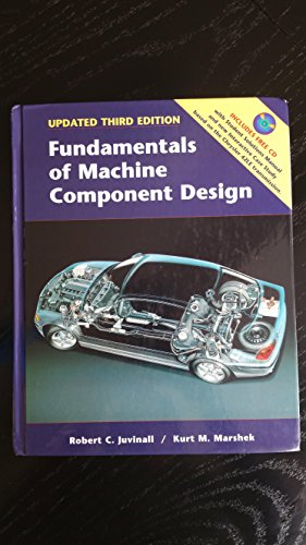 Imagen de archivo de Fundamentals of Machine Component Design a la venta por ThriftBooks-Atlanta