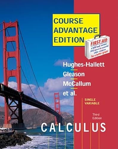 Calculus: Single Variable Update (9780471448761) by Hughes-Hallett, Deborah; Gleason, Andrew M.; McCallum, William G.; Lomen, David O.; Lovelock, David; Tecosky-Feldman, Jeff; Tucker, Thomas W.;...