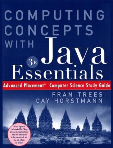 Imagen de archivo de (WCS) Computing Concepts w/Java Essentials: Advnced Placement Study Guide a la venta por ThriftBooks-Dallas