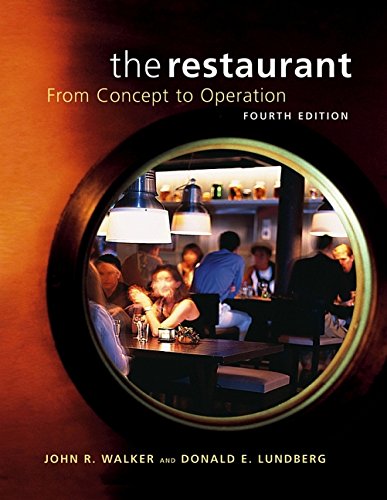 Beispielbild fr The Restaurant: From Concept to Operation zum Verkauf von Wonder Book