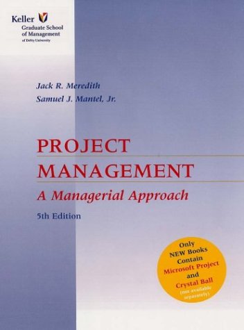 Beispielbild fr Project Management: A Managerial Approach zum Verkauf von ThriftBooks-Atlanta