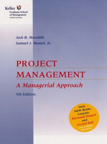 Imagen de archivo de Project Management: A Managerial Approach a la venta por ThriftBooks-Atlanta