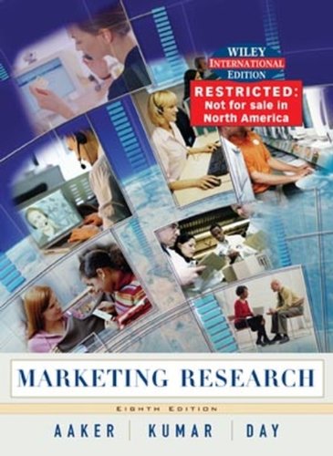 Beispielbild fr Marketing Research zum Verkauf von Reuseabook