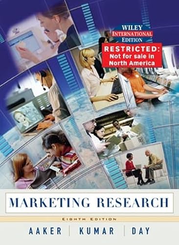 Imagen de archivo de WIE Marketing Research a la venta por ThriftBooks-Atlanta