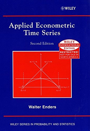 9780471451730: Applied Econometric Times Series (Wiley Series in Probability and Statistics)