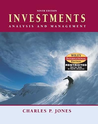 9780471451846: WIE Investments: Analysis and Management