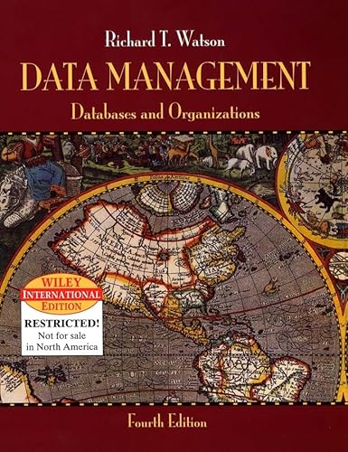 Stock image for Data Management: Database and Organizations for sale by HPB-Red