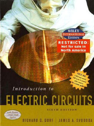 Imagen de archivo de Introduction to Electric Circuits a la venta por Phatpocket Limited
