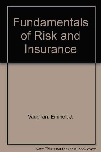 Stock image for Fundamentals of Risk and Insurance (Ninth Edition) for sale by Anybook.com