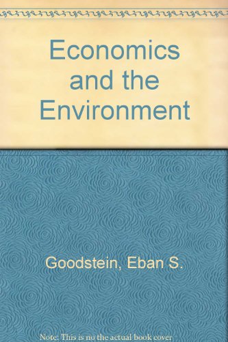 9780471452843: Economics and the Environment