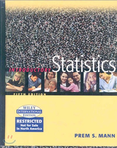 9780471453512: Introductory Statistics