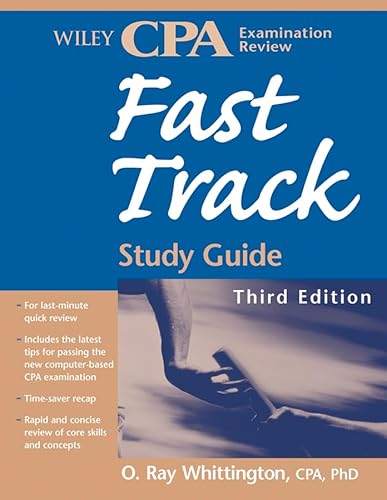 Beispielbild fr Wiley CPA Examination Review Fast Track Study Guide zum Verkauf von Wonder Book