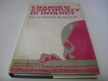 Imagen de archivo de Change and continuity in infancy a la venta por Wonder Book