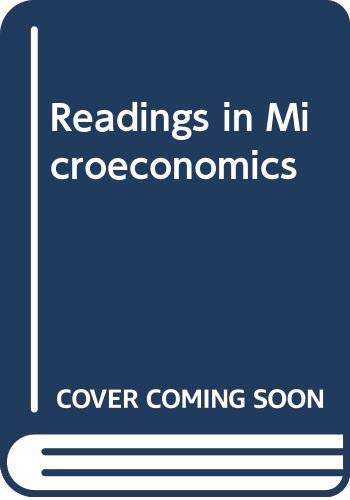 Stock image for Readings in Microeconomics for sale by Krokodile Books