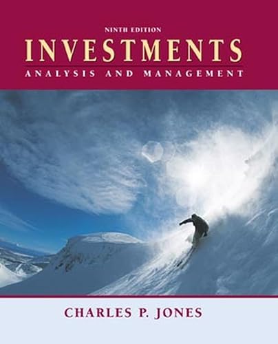 Beispielbild fr Investments: Analysis and Management zum Verkauf von Wonder Book