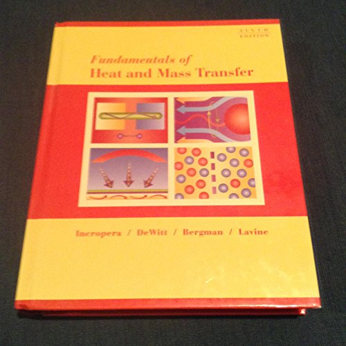 9780471457282: Fundamentals of Heat and Mass Transfer