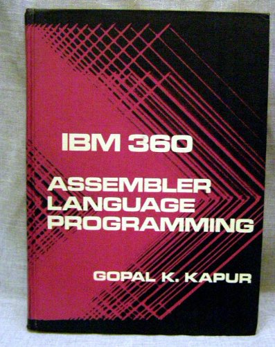 9780471458401: I. B. M. 360 Assembler Language Programming