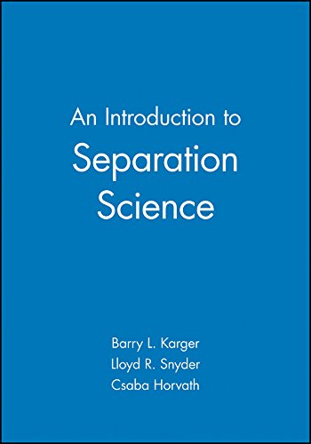Imagen de archivo de Introduction to Separation Science a la venta por SecondSale