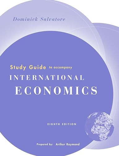 Stock image for Study Guide to Accompany International Economics, 8th Edition for sale by ThriftBooks-Dallas
